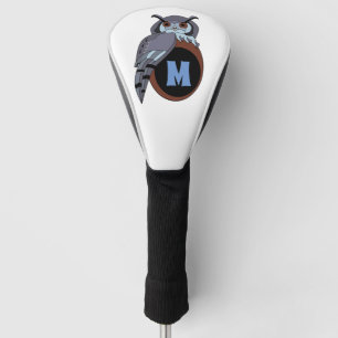 Scary Scop Owl Monogram Golf Head Cover