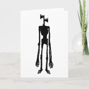 Scary Siren Meme Gamer Kids Boys Girls Xmas Gifts  Card