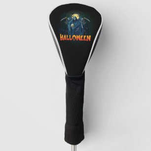 Scary Skeleton Night Halloween, My Halloween Mood. Golf Head Cover