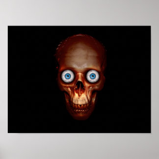 scary skeleton  poster
