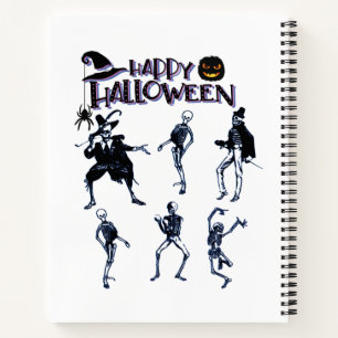 Scary Skeletons Party Notebook