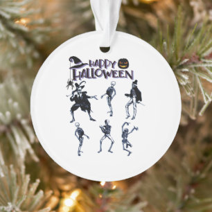 Scary Skeletons Party Ornament