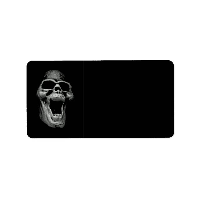 Scary Skull Address Label (Front)