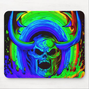 Scary Skull Art Mouse Mat