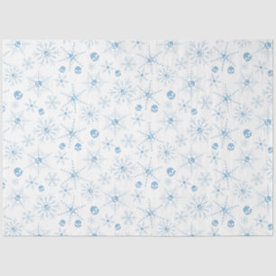 Scary skull Creepmas Christmas Snowflakes Tissue Paper