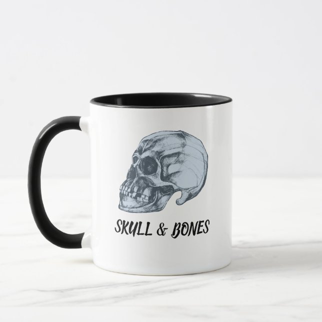 Scary Skull for Halloween Mug (Left)