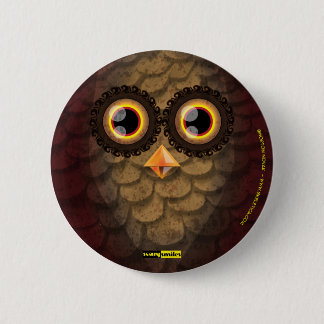 Scary Smiles - The Owl 6 Cm Round Badge