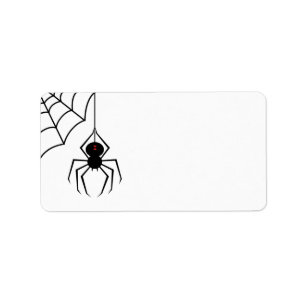 Scary Spider Labels