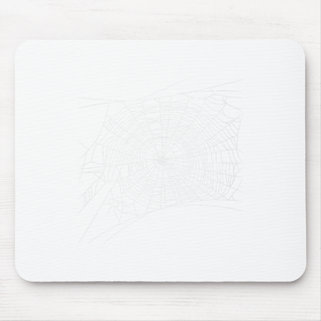 Scary Spider Web - Black Widow Halloween  Mouse Mat (Front)