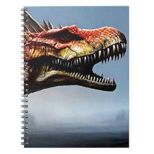 Scary Spinosaurus Dinosaur, Notebook