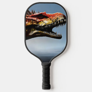 Scary Spinosaurus Dinosaur, Pickleball Paddle