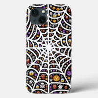 Scary Spooky Cobweb Collage