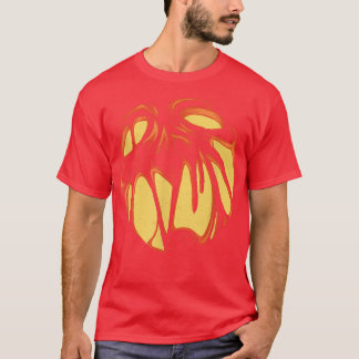 Scary spooky Halloween glowing pumpkin women men T-Shirt