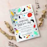 Scary Spooky Little Boo Halloween Birthday Invitation<br><div class="desc">Beautiful Invitation to celebrate Special occasions and festivals comes with digital and E-invitation as per your request. We would love to replicate our designs to make multiple products like rsvp cards, labels envelopes, and more. Customisation is available for ready to print on request at info@shamaurcreatif@gmail.com Look Forward to hearing from...</div>