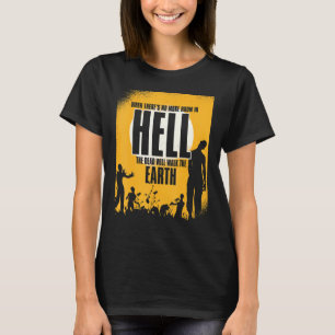 Scary Spooky Zombie Horror Fan Tee
