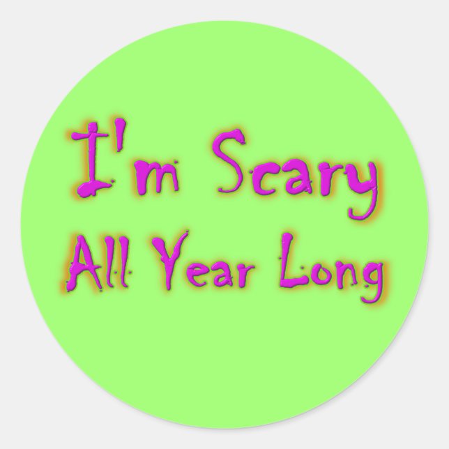 Scary Stickers (Front)