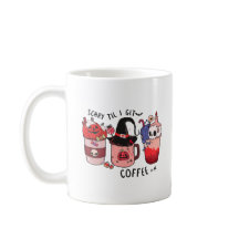 Scary Till I Get Coffee Halloween