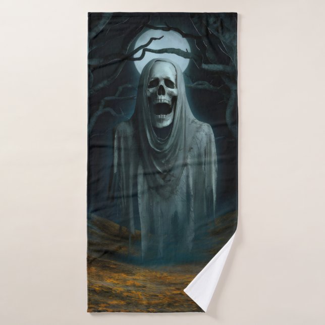 Scary towel. bath towel (Bath Towel)