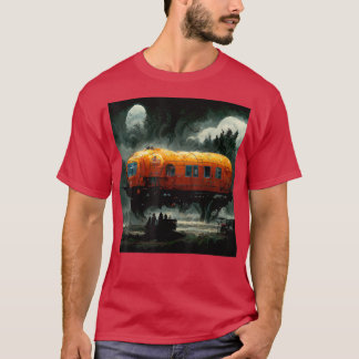 SCARY TRAIN Florida HAUNTED HOUSE RAILROAD  T-Shirt
