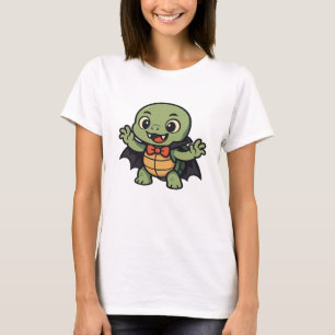 Scary turtle vampire Halloween Oversized T-Shirt