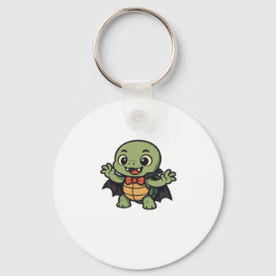 Scary turtle vampire Halloween Oversized T-Shirt Key Ring