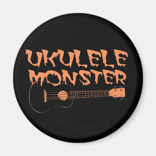 scary ukulele magnet