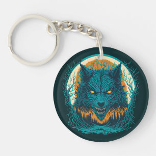 Scary Werewolf Key Ring