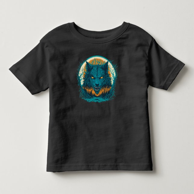 Scary Werewolf Toddler T-Shirt (Front)