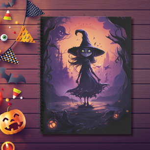 Scary Witch Halloween Notebook