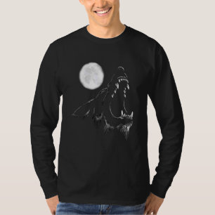 Scary Wolf Halloween Costume For Men Women T-Shirt