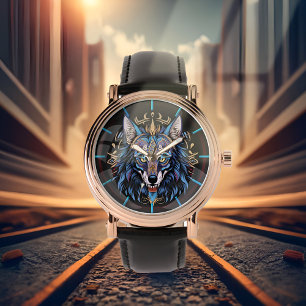 Scary wolf head Watch Fashion Mens Luxury 
