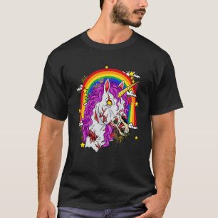 Scary Zombiecorn Zombie Unicorn Halloween Costume  T-Shirt