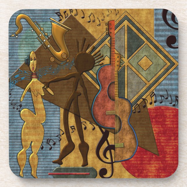 Scat Masters Set of 6 Coasters (Front)