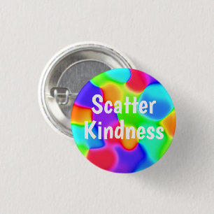 Scatter Kindness Colorful Button