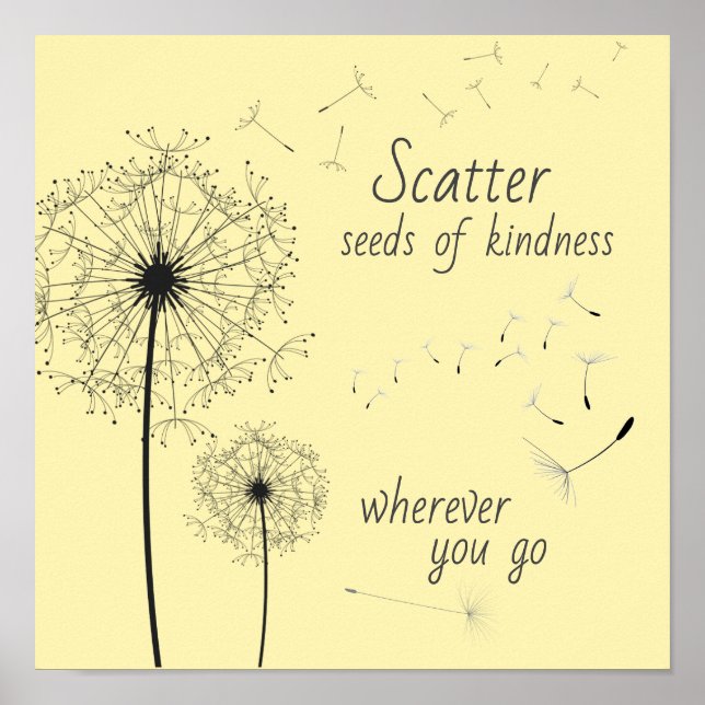 Scatter Kindness (Poster) Poster (Front)