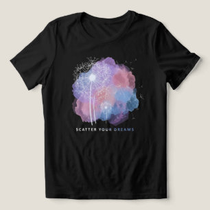 Scatter Your Dreams - Aesthetic Pastel Dandelion W Tri-Blend Shirt
