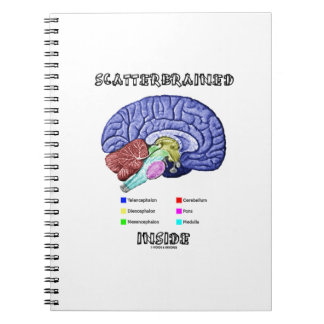 Scatterbrained Inside (Brain Humour) Notebook