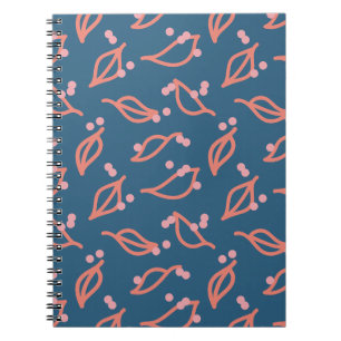Scattered About - Teal Notebook