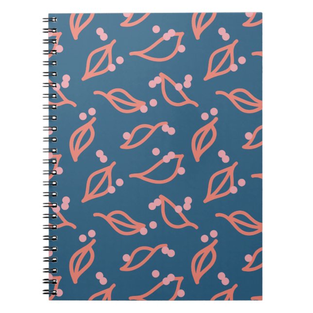 Scattered About - Teal Notebook (Front)