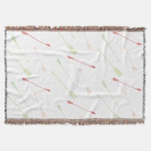 Scattered Arrows Throw Blanket