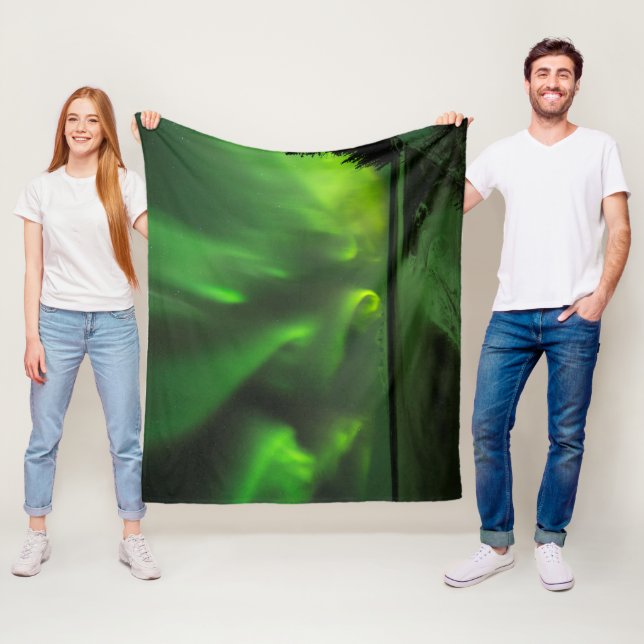 Scattered Aurora Fleece Blanket (In Situ)