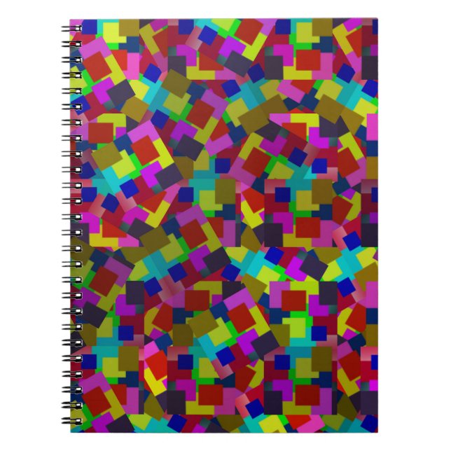 Scattered Bits Of Coloured Paper, Notebook (Front)