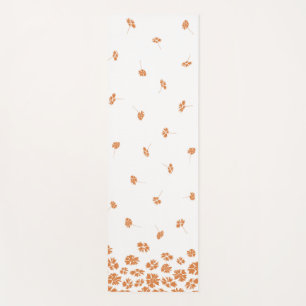 Scattered Blooms Floral Yoga Mat