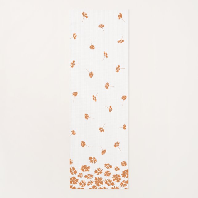 Scattered Blooms Floral Yoga Mat (Front)