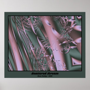 Scattered Dream Fractal Poster