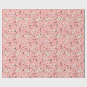 Scattered Flower Wrapping Paper