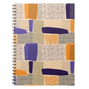 Scattered Geometric Lines: Abstract Art Notebook