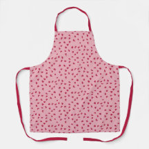 Scattered Heart Doodles Pink Valentine's Day