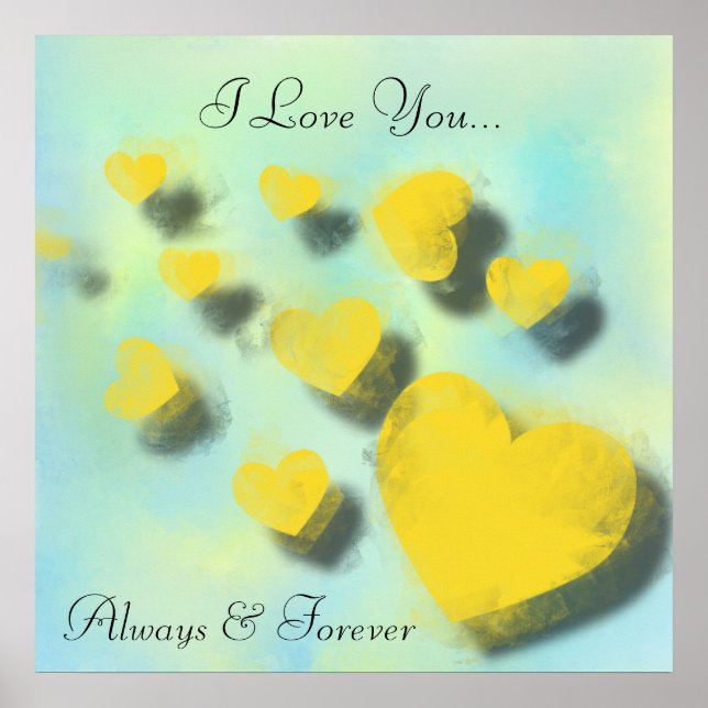 Scattered Hearts Poster (Front)