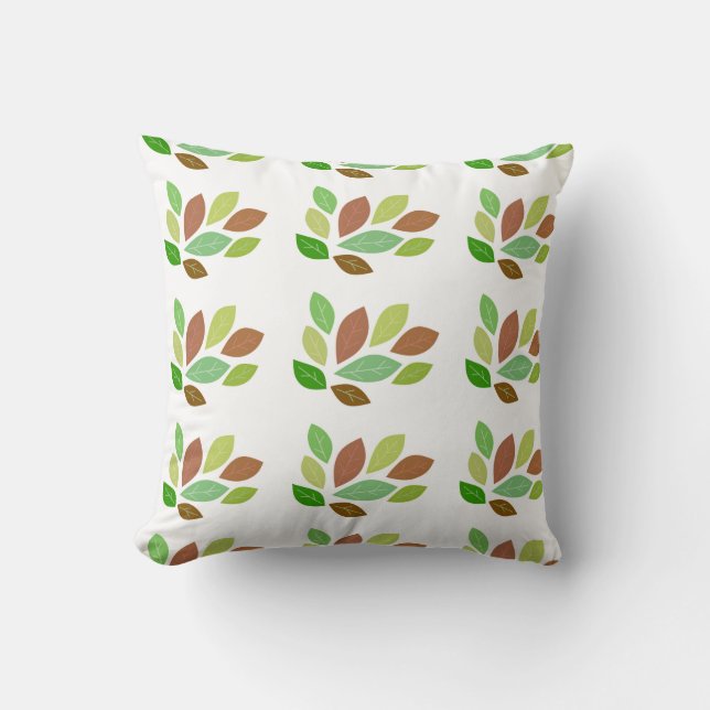Scattered Leaves Cushion (Front)